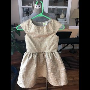 Crazy 8 gold party dress size 7